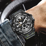 Men's Military Sports Watch – Top Luxury Brand Waterproof Analog and Digital Quartz Wristwatch