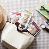 Waterproof and Reusable Snack Storage Bag: Nuts, Biscuits, and Travel Food Assortments