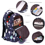 Charming Nylon School Backpack for Children: Perfect Bookbag for Girls with a Flower Design