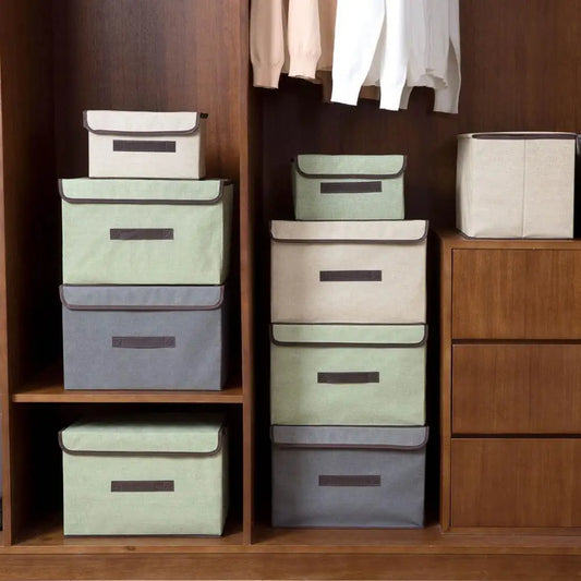 Collapsible Cloth Storage Bins: Organizers for Bedroom and Living Room