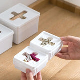 Plastic Drawer Storage Box for Cross-Cut Plastic Bags, Garbage Bags, Tissue Boxes, and Household Sorting