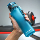 UZSPACE Water Frosted Design Bottles: BPA-Free, Creative Shaker Drink Bottle, Suitable for Couples and Kids