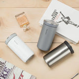 350ml Business Style Thermos Mug with Filter – Double-Walled Stainless Steel Vacuum Flask for Coffee and Tea, Travel Thermocup