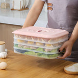 Quick-Frozen Dumpling Tray: Refrigerator Fresh-Keeping Box for Multi-Layer Storage of Wontons and Dumplings