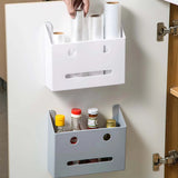 Compact Kitchen Wall-Mounted Storage Shelf