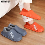 Plush Winter Slippers for Men and Women: Warm, Waterproof, Non-slip