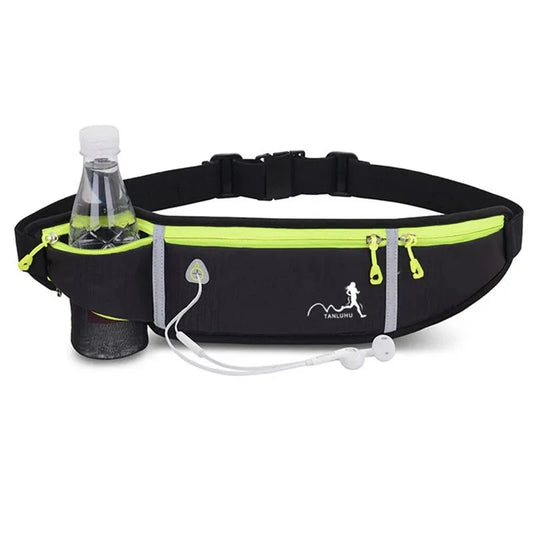 Multifunctional Ultra-Thin Waist Pack for Men: Perfect for Running and Sports, Doubles as an Anti-Theft Chest Bag with a 5.5-Inch Phone Compartment