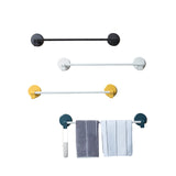 Wall-Mounted Stainless Steel Towel Hanger: Punch-Free Bathroom Organizer