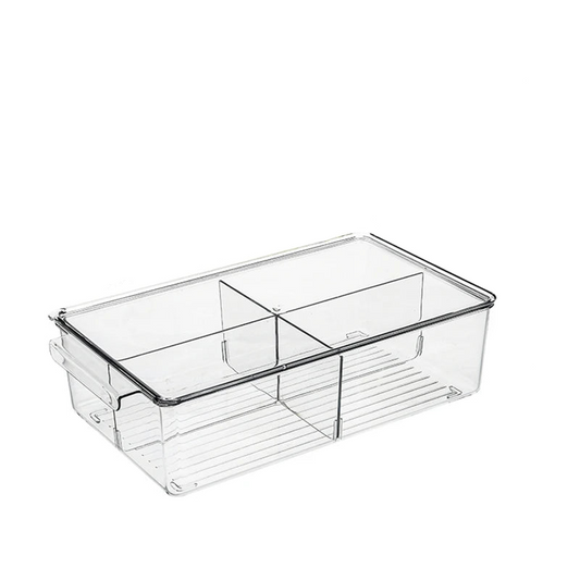 Transparent Food Storage Containers with Lids: Refrigerator Fresh Box for Kitchen Organization