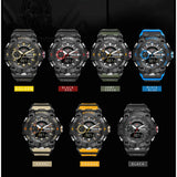 Men's Luxury Military Watch – Waterproof Digital Quartz Timepiece with Dual Display and Luminous Features for Sports Use