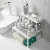 Kitchen Storage Organizer: Spice Rack and Dish Holder for Convenient Bathroom and Closet Organization
