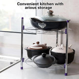 Metal Pot Storage Rack: Convenient Kitchen Organizer for Storing Pots and Pans