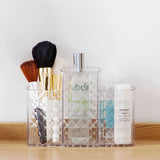 Clear Makeup Brush Holder for Dressing Table Organization