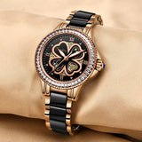 Luxury Brand Ceramics Bracelet Women's Watch: Fashionable Dress Clock, Ideal Gift for Women