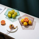 Modern Simple Fruit Plate: Creative Household Basket for Storing Snacks and Dried Fruit