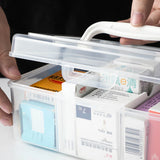 Compact Transparent Medicine Cabinet: Portable Storage for Home Medical Needs