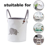 Foldable Large-Capacity Cartoon Dirty Clothes Hamper: Toy Storage Basket for Dirty Clothes