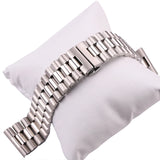 Stainless Steel Watchbands: Solid Metal Bracelet for Men and Women in Silver, Sizes 16mm, 18mm, 20mm, 21mm, 22mm Accessories