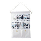 Waterproof Cotton Linen Hanging Storage Bag: Organizer for Wardrobe, Office, and More