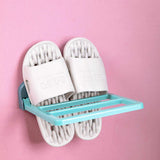 Foldable Wall-Mounted Shoe Rack: Seamless Storage Solution