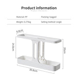 Kitchen Dish Rack: Wall-Mounted Towel Shelf for Storing Dish Cloths and Rags