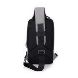 Unisex Reflective Sling Chest Bag: Waterproof with USB Port, Perfect for Traveling and Carrying Essentials