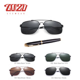 Polarized Men's Sunglasses with Memory Metal Frame, Ideal for Travel and Fishing