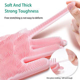 Silicone Dishwashing Gloves: Versatile Household Cleaning Tools for Dishes, Cars, Pets, and More