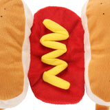 Funny Halloween Dog Costumes: Novelty Hot Dog Dressing-Up Jacket for Small to Medium Dogs and Cats