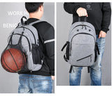 Sports Backpack for School: Football and Basketball Theme, Ideal for Boys, Student Rucksack