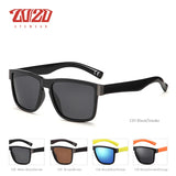 Polarized Sunglasses for Men: Driving Glasses with Black Frame, Coating for Fishing and Driving, Sun Eyewear PL278