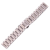 High-Quality Metal Watch Band for Men - Stainless Steel Link Bracelet, Available in 18, 20, 21, 22, 23, and 24mm with Double Fold Deployment Clasp