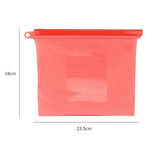 Silicone Food Preservation Bag: Versatile for Sealing and Storing Food in the Refrigerator, Microwave-Safe for Cooking.