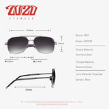 Classic Polarized Aviator Sunglasses for Men, Vintage Frame with UV400 Protection, Ideal for Driving