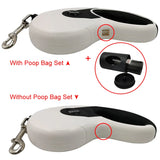 Durable Nylon Retractable Leash: Available in 3m, 5m, and 8m lengths, Ideal for Walking and Running with Pets