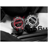 Men's Digital Waterproof Sports Watch, Top Brand Military Quartz Timepiece with Electronic Date Calendar