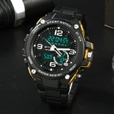 Men’s Military Sports Watch – Waterproof LED Digital Analog Quartz Wristwatch for Army Style