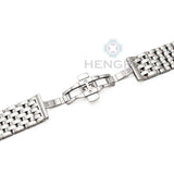 Stainless Steel Watch Band Strap: 20mm, 22mm Straight End Bracelet for Men and Women in Silver and Rose Gold