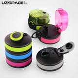 UZSPACE Bottle Cover Upgrade Edition: Original Design with Functional Parts, Plastic Teacup Cover Including Sealing Ring