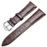 All Genuine Leather Soft Durable Watchbands Watches Bracelet 18mm 19mm 20mm 21mm 22mm 24mm Watch Band Strap Brown Black