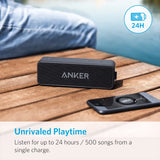 Anker Soundcore 2: Enhanced Bass, 24-Hour Playback, 66ft Bluetooth Range, IPX7