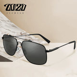 Polarized Men's Sunglasses with Memory Metal Frame, Ideal for Travel and Fishing