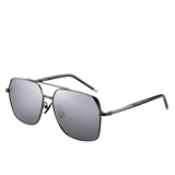 Classic Polarized Aviator Sunglasses for Men, Vintage Frame with UV400 Protection, Ideal for Driving