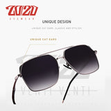 Classic Polarized Aviator Sunglasses for Men, Vintage Frame with UV400 Protection, Ideal for Driving