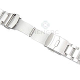 Stainless Steel Watchbands - Brushed Metal Bracelet for Men, Available in 18mm, 20mm, 22mm, and 24mm, Replacement Strap Accessories