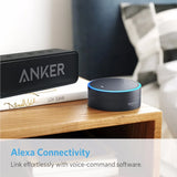 Anker Soundcore Bluetooth Speaker: Dual Drivers, Rich Bass, 24-Hour Playtime, 66ft Range, Built-in Mic