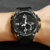 Men’s Military Sports Watch – Waterproof LED Digital Analog Quartz Wristwatch for Army Style