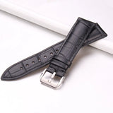 Watchbands Soft Durable Genuine Leather Watch Strap Bracelet Black Brown Wristwatch Women Men Belt 18 19 20 21 22 24mm