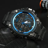 Men’s Military Sports Watch – Waterproof LED Digital Analog Quartz Wristwatch for Army Style