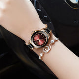 Top Brand Luxury Ceramics Women's Watch: Waterproof with and Metal Strap